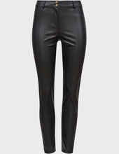 Load image into Gallery viewer, Patrizia Pepe 8L0398/A1DZ-K103 Trousers Black Eco Leather