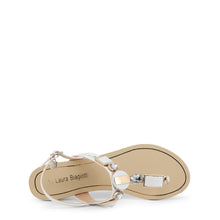 Load image into Gallery viewer, Laura Biagiotti 6339_PATENT_WHITE White Sandals