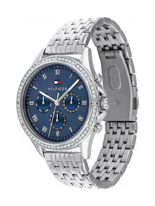 Tommy Hilfiger Women's Watch 1782141 Silver Bracelet Blue Dial