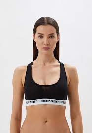 Philipp Plein Women's Underwear Black Bra/Top Bi-pack
