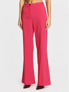 Patrizia Pepe Woman's Relaxed Fit Trousers Granadine Red